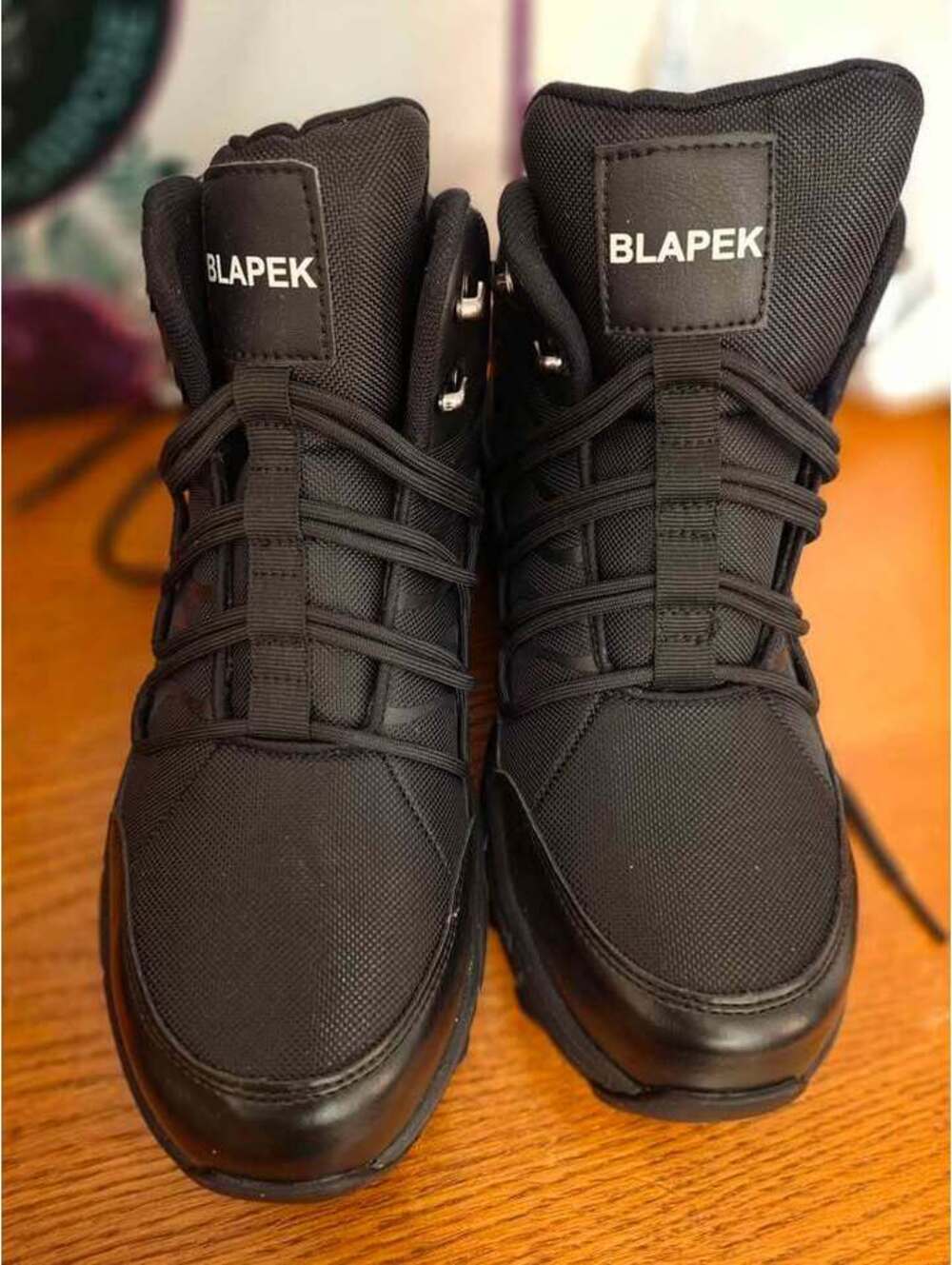 BLAPEK Black Hiking Boots Size 9